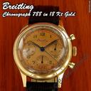 Breitling Premier Tricompax 18 Kt Rot-Gold Chronograph 788