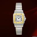 Cartier Santos Galbee Acciaio E Oro Giallo Ref. W20012c4
