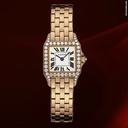 Cartier Santos Demoiselle Oro Rosa E Diamanti Ref. Wf9008z8