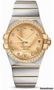 Omega Constellation Chronometer 38 mm Brushed Steel and Yellow Gold