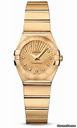 Omega Constellation Quartz 24 mm Brushed Yellow Gold