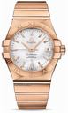 Omega Constellation Chronometer 35 mm Brushed Red Gold