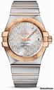Omega Constellation Chronometer 35 mm Brushed Steel and Red Gold