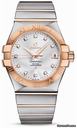 Omega Constellation Chronometer 35 mm Brushed Steel and Red Gold