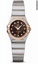 Omega Constellation Quartz 24 mm Brushed Steel and Red Gold