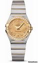 Omega Constellation Quartz 27 mm Brushed Steel and Yellow Gold
