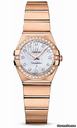 Omega Constellation Quartz 24 mm Brushed Red Gold