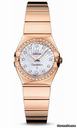 Omega Constellation Quartz 24 mm Polished Red Gold