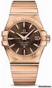 Omega Constellation Chronometer 35 mm Brushed Red Gold