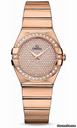 Omega Constellation Quartz 27 mm Brushed Red Gold