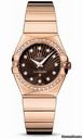 Omega Constellation Quartz 27 mm Polished Red Gold