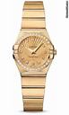 Omega Constellation Quartz 24 mm Brushed Yellow Gold