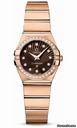 Omega Constellation Quartz 24 mm Brushed Red Gold