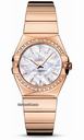 Omega Constellation Quartz 27 mm Polished Red Gold