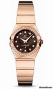 Omega Constellation Quartz 24 mm Polished Red Gold