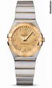Omega Constellation Quartz 27 mm Brushed Steel and Yellow Gold