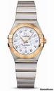 Omega Constellation Quartz 27 mm Brushed Steel and Yellow Gold