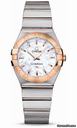Omega Constellation Quartz 27 mm Brushed Steel and Red Gold