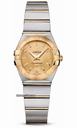 Omega Constellation Quartz 24 mm Brushed Steel and Yellow Gold