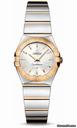 Omega Constellation Quartz 24 mm Polished Steel and Yellow Gold
