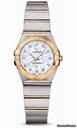 Omega Constellation Quartz 24 mm Brushed Steel and Yellow Gold