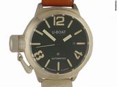 U-Boat Italo Fontana Classico Nero Silber 45mm