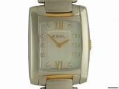 Ebel Brasilia Stahl/Gelbgold Diamond Perlmutt30x23mm