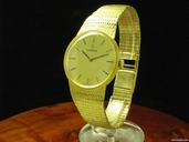 Omega 18kt Gold Herrenuhr Milanaise Armband