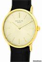 Patek Philippe Gent's Vintage 18K Yellow Gold  Calatrava Strapwatch Oyster/Silver Dial with Gold Baton Markers, Acrylic Crystal