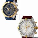 Breitling 2x Chronomat Chronograph  Steel-Gold  and Bi-color from