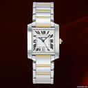 Cartier Tank Francaise Big Size Acciaio E Oro Giallo Nuovo Box & Paper