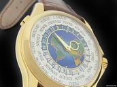 Patek Philippe Rare Yellow Gold Cloisonne World Time  5131J