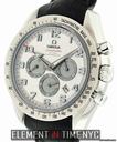Omega Speedmaster Broad Arrow Chronograph Silver Dial NIB