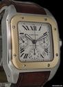 Cartier Santos 100 XL Chronograph Gold/Steel