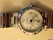 Cartier Pasha C 35mm zweite Zeitzon