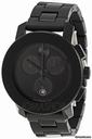 Movado Bold Chronograph Small Black Bracelet Ladies Watch 3600056