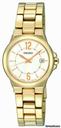 Seiko Quartz Gold-tone Stainless Steel Ladies Watch SXDC90
