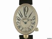 Breguet Reine de Naples 18kt Wei gold Tropfenform Automatic Diamond 1,34ct Perlmutt