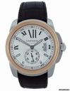 Cartier Steel and Rose Gold Calibre de Cartier W7100039