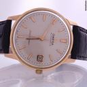 Omega Seamaster 18k Gelb- bzw Rosegold mit Lederarmband