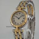 Cartier "Panthere Ronde", Stahl/Gelbgold
