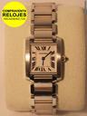 Cartier TANK FRANCES acero y oro MUJER