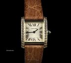 Cartier Tank Francaise 18k Champagne Diamonds