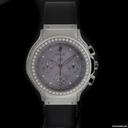 Hublot Steel Elegant Chronograph Diamond Watch 1640.144.1.024