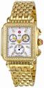Michele Deco Day Gold-tone Diamond Dial Watch MWW06P000100