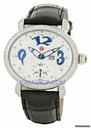 Michele CSX Blue Diamond Black Strap Ladies Watch MWW03E000066