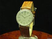 Omega De Ville 18kt Gold Handaufzug Herrenuhr Mit Brillant Besatz