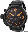U-Boat Flightdeck CAB Automatic Chronograph Black Leather Mens Watch 6122