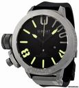 U-Boat Classico U-1001 Automatic Black Dial Black Rubber Mens Watch 2081