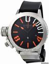U-Boat Classico Black Stainless Steel Rubber Automatic Mens Watch 6449
